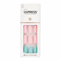 Faux ongles Kiss imPRESS color Dew Drop (30 Unités)