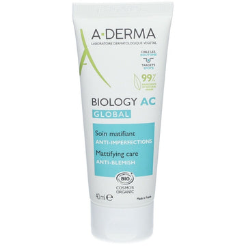 Crème de jour A-Derma Biology Ac Global Soin Matifiant Anti-Imperfection