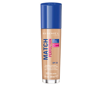 Base de maquillage liquide Rimmel London Match Perfection Nº 203