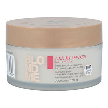 Masque pour cheveux Schwarzkopf Blondme Rich Kératine