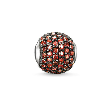 Perle de verre Femme Thomas Sabo K0120-643-10 Rouge Argenté (1 cm)