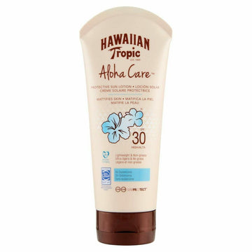 Lotion Solaire Hawaiian Tropic Aloha Care SPF 30 Matifiant (180 ml)