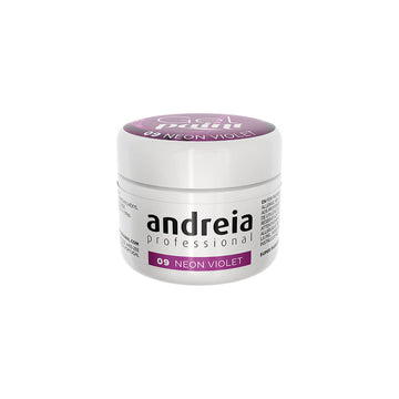 Vernis à ongles Andreia Gel Paint Violet Nº 09 4 ml Neón