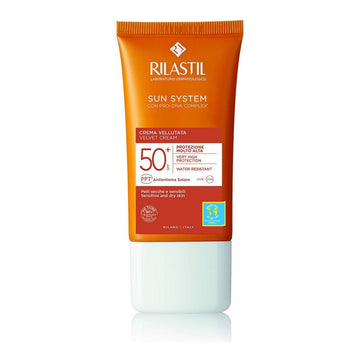 Crème Solaire Avec Couleur Rilastil Sun System SPF 50+ 50 ml