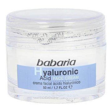 Crème Hydratante pour le Visage Babaria Acide Hyaluronique (50 ml)