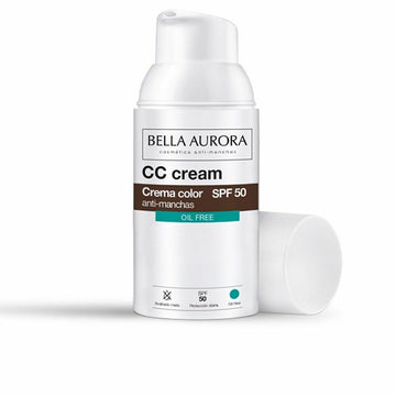 CC Cream Bella Aurora Spf 50 Sans huile (30 ml)